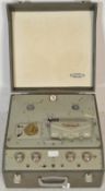 A vintage 20th Century Ferrograph type 5A serial no 5/30170 reel to reel tape recorder, vinyl