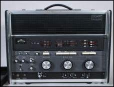 A vintage retro 20th Century SONY CRF-230 World Zone Receiver SW/MW/LW/FM with original box, cover