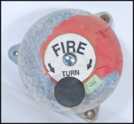 A vintage 20th Century aluminium wall mountable ci