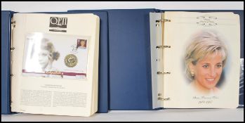 A collection of Westminster coins over two albums, the collections to include Diana Princess of