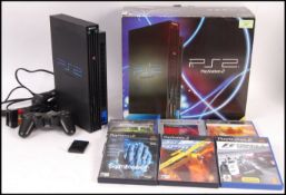 PS2 PLAY STATION VIDEO GAME COMPUTER CONSOLE WITH GAMES