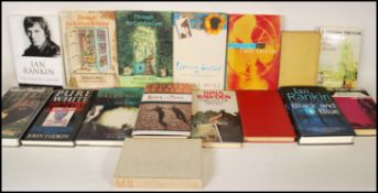 A collection of first edition and unusual books to include Ian Rankin ' The Hanging Garden ; - An