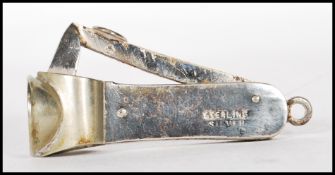 A sterling silver marked cigar cutter / pincer being stamped to the handle ' Sterling Silver '