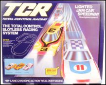 BOXED VINTAGE TCR SLOT CAR 3 CAR RACING SET