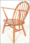 Lucian R Ercolani - Ercol - A vintage retro 1960's beech and elm quaker pattern model 2056 low