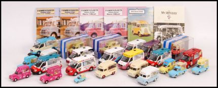 ASSORTED OXFORD DIECAST SCALE DIECAST MODEL ICE CREAM VANS