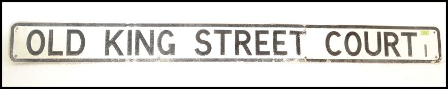 An original 20th century Industrial metal street s