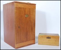 A 20th Century microscope by Reichert Austria No. 80044, being stamped to verso, in a fitted case.