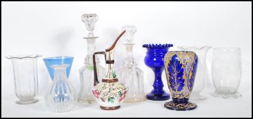 A collection of glassware dating from the 19th Cen