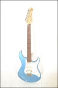 A vintage Yamaha Pacifica stratocaster style elect