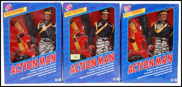 THREE ACTION MAN BOXED STALKER RANGER FIGURES