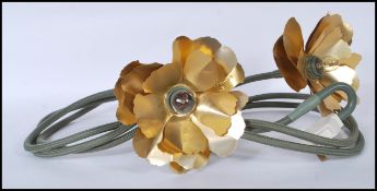 A matching pair of 20th Century Flexible stemmed H