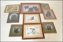 Don Johnson ( 20th century ) A collection of 7 paintings by Don Johnson being signed by the artist