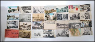 ITALY - Mostly pre WWII quantity of 700 postcards excluding Venice. Erupting Volcanoes and