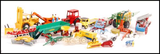 A COLLECTION OF FARM RELATED DIECAST MODELS