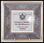 A rare 20th Century Holland and Holland advertisin