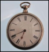 A William IV 1833 silver pair cased pocket fusee l