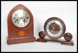 An early 20th Century Edwardian inlaid mahogany ma