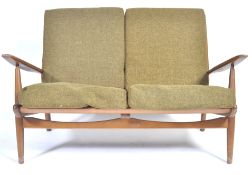 SCANDART MID CENTURY TEAK WOOD THREE PIECE LIVING