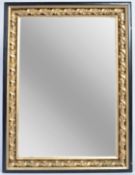 19TH CENTURY VICTORIAN OVERMANTLE MIRROR WITH BRAN