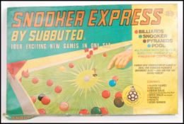 RARE SUBBUTEO SNOOKER EXPRESS GAME
