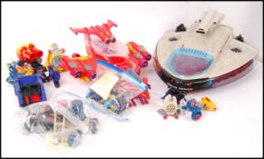 ORIGINAL 1980'S BLUEBIRD MADE MANTA FORCE PLAYSETS AND FIGURES
