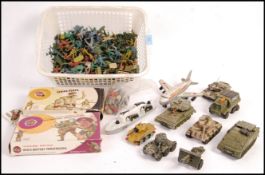 ASSORTED MILITARY MODEL FIGURES AND DIECAST