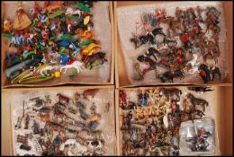COLLECTION OF ASSORTED LEAD AND PLASTIC TOY SOLDIERS