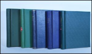 A collection of five Commonwealth stamp albums dating from the 19th Century to include good King