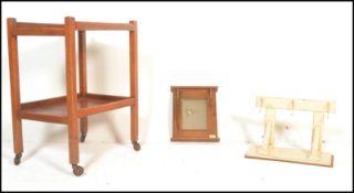 A vintage childs chair in beech and elm together w