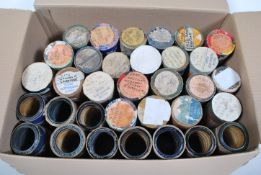 A good collection of approximately 50 + Edison  Phonograph wax cylinder rolls in cases featuring