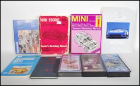 A small collection of vintage motor car maintenance workshop manuals to include A110 Westminster,