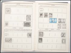 Stamps - a good vintage all-world stamp album, including many Victorian / George V stamps. 1d