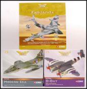 THREE CORGI AVIATION ARCHIVE BOXED MODELS