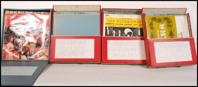 A collection of classical vinyl long play LP vinyl record albums from various artists contained with