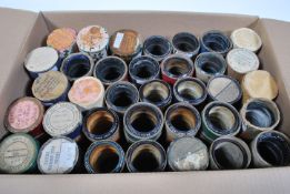 A good collection of approximately 50 + Edison  Phonograph wax cylinder rolls in cases featuring