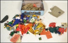 A selection of scout related ephemera to include triangular pennant flags, scout plays, a scout