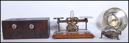 A 1940's World War II era domestic timing machine / timed bell possibly for waiting staff within a