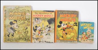 A good interesting collection of early Disney Mickey Mouse books and annuals, to include; Mickey