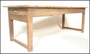 A large 19th century French pine country refectory