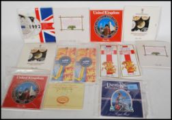 A collection of Royal Mint Brilliant Uncirculated Coins from the united kingdom to include 1985 coin