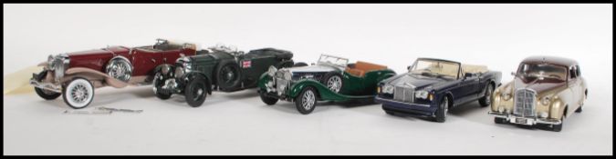 COLLECTION OF 5X FRANKLIN MINT DIECAST MODELS