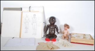 COLLECTION OF DOLLS AND DOLL CLOTHING DESIGNS