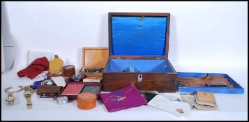 A collection of vintage costume jewellery and related items to include a Sekonda 1970's watch with a
