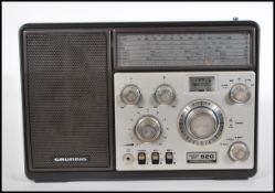 A 20th Century Grundig Ocean Boy 820 International radio.