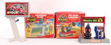 ORIGINAL VINTAGE 1980'S KENNER MADE MASK ACTION FIGURE PLAYSETS