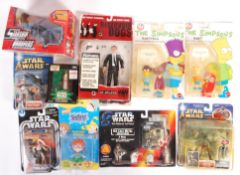 COLLECTION OF ASSORTED TV & FILM CARDED ACTION FIG