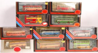COLLECTION OF TEN BOXED EFE 1/76 SCALE BUSSES