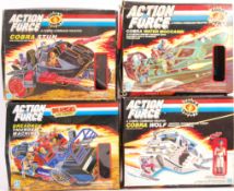 ORIGINAL VINTAGE HASBRO ACTION FORCE (GI JOE) FIGURE PLAYSETS