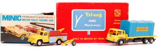 VINTAGE TRIANG MINIC MOTORWAYS BOXED MODELS